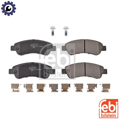Brake pad set disc - brake,