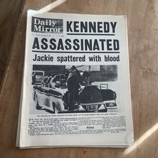 Daily Mirror JFK Assassinated