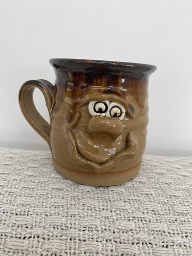 Pretty ugly pottery mug - ugly,