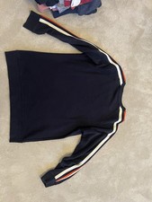 Sandro Mens Jumper Size Large Navy Blue Long Sleeve Good Condition