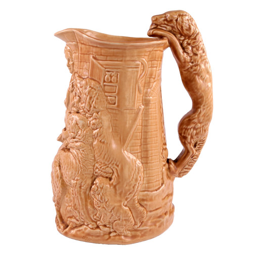 Burleigh ware pottery dog - ware,