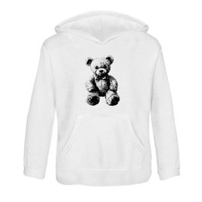 'Vintage Teddy with Bow Tie' Children's Hoodie / Hooded Sweater (KO052463)