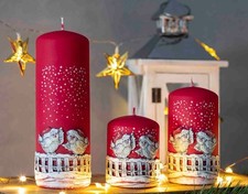CHRISTMAS SPARROW Candles –