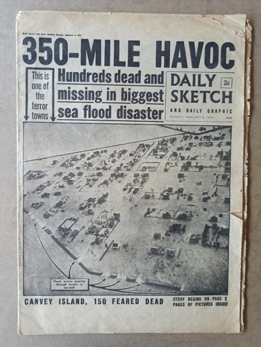 Newspaper back issues 1953 - back,
