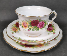 Royal Vale Vintage Cup, Saucer & Plate Trio ~ Pattern No 8281 ~ Bone China