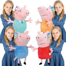 Plush peppa pig puppets - peppa,