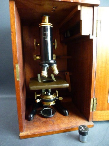 Antique heavy duty - , microscope