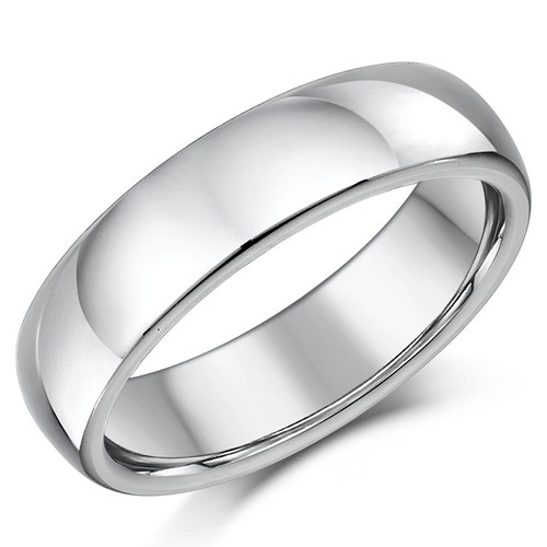 Titanium polished court shaped - polished,