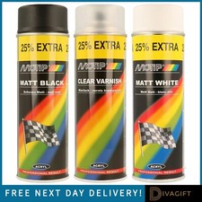 MOTIP BLACK WHITE CLEAR COAT