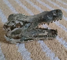Aquarium or terrarium Crocodile Skull Head Ornament Decoration