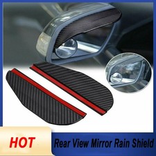 2PCS Black Car SUV Rear View