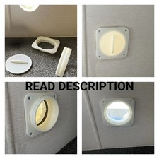 Mobile AC Air Conditioner Internal Vent Kit With Wall Plate+Coupler+Blank Cap