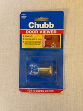 Chubb 8V001 Brass Door Viewer