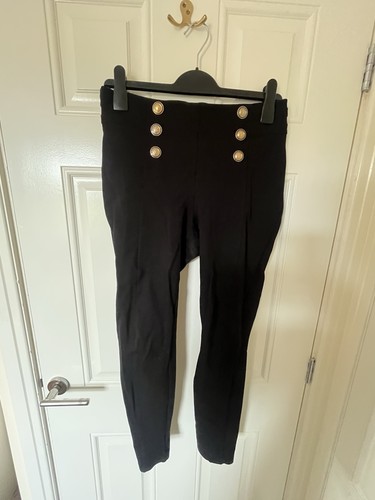 Zara black leggings - leggings, small