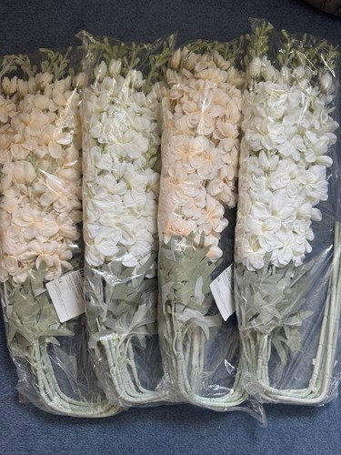White 6pcs 5in artificial - white,