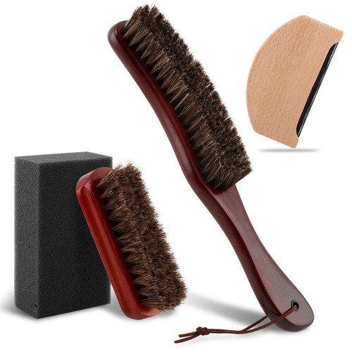 4pcs horsehair felt hat brush - 4pcs,