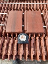 New BMI Redland DuoPlain 78 Rustic Red Half Roof Tiles Per 100