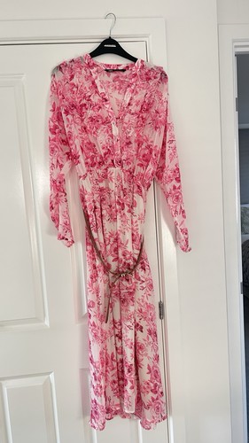 Zara link flora ruffle dress - flora,