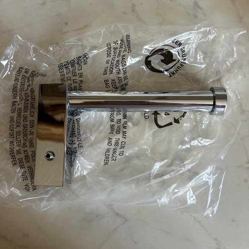 Chrome single toilet roll - single,