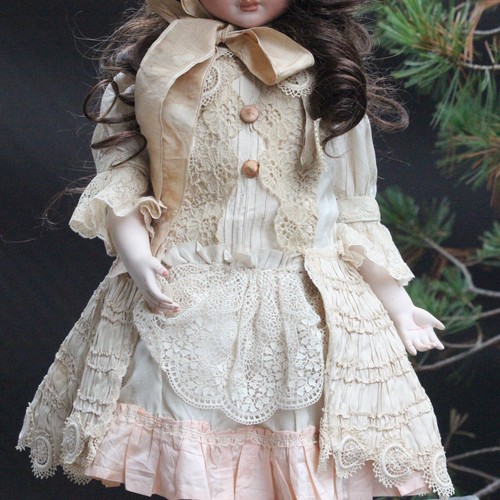 Bru jumeau doll dress with - jumeau,