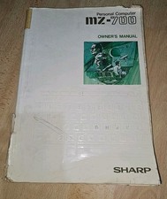 Sharp MZ 700 Computer Owner's