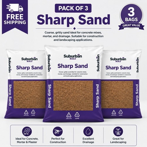 Sharp sand pack coarse - sand,