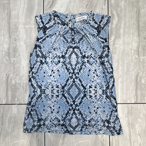 Calvin klein blue geometric - klein,