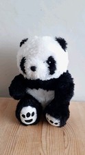 Panda Plush Toy King Cuddly Soft Cute Sitting Bear 8" Hug Black White Giant 