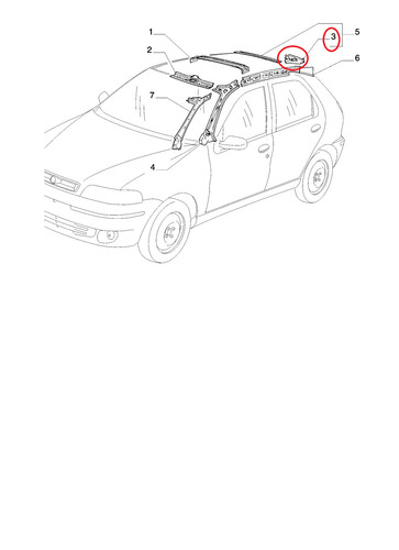 Fiat palio original central - fiat,