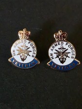 Queen crown veteran - veteran, pin