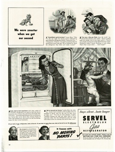 1941 servel electrolux gas - 1941,