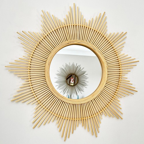 Bamboo sunburst wall - sunburst,