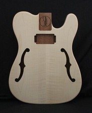 Telecaster Body Thinline Mahogany + Top Flamed Maple