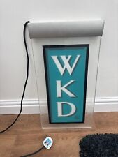 WKD Illuminated Light Up Advertising Bar Sign Home Pub Mancave