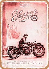 METAL SIGN - 1927 Cycles Motos