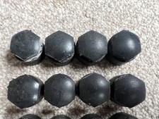 GENUINE AUDI 17mm WHEEL NUT BOLT Covers Locking Caps Grey x16 Genuine