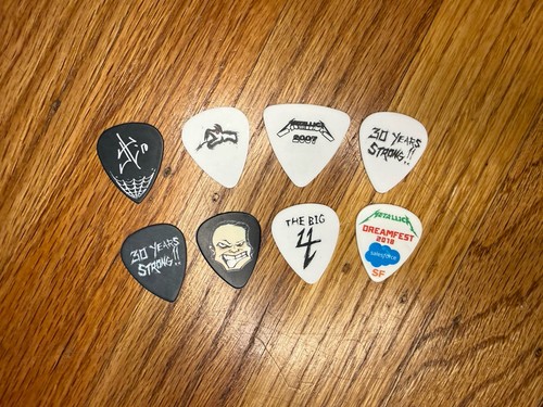 Metallica guitar pick lot - guitar,