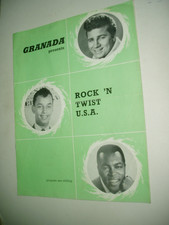 JOHNNY BURNETTE      +   UK Tour programme    1962