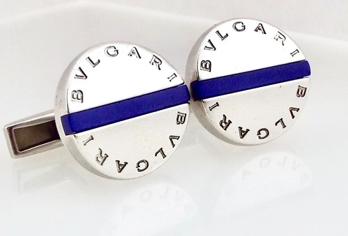 Bvlgari cufflinks round - cufflinks, mens