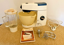 Kenwood Chef Model A.701A Food Mixer and Blender with Accessories - working