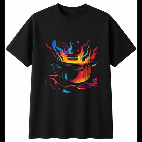 Cauldron torn mens shirt - torn, t-shirt