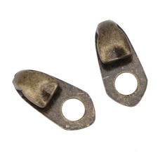 20Set Alloy Boot Lace Hooks Lace Fittings With Rivets For Repair/Camp/Hike/Climb