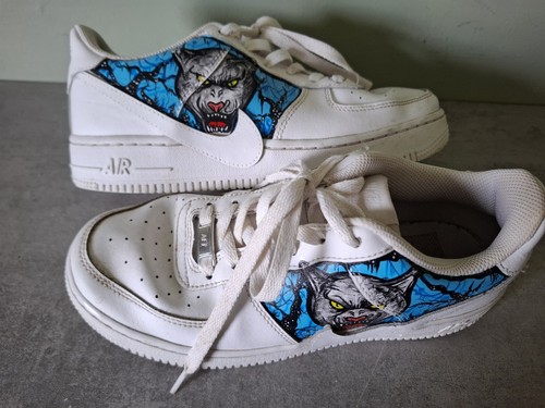 White nike air force custom - white, 1