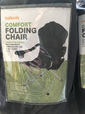 Two Halfords Folding Arm Chair