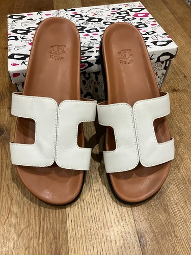 Dune london sliders white - london,