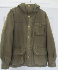 Men's Vintage Barbour Stratus Jacket in Olive Green Size M