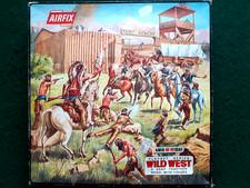 Airfix 1/72 - ACW WILD WEST PLAYSET FORT APACHE + BOX 1969 Nr Complete/Unpainted