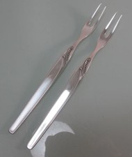2x Meat Forks 1970s Decor Oka