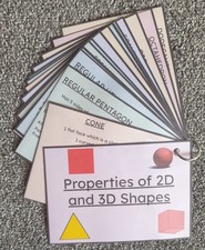 2D and 3D Shapes Properties Maths Resources KS2 SATS