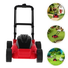 2 Pcs Lawn Mower Toy Lawnmower Kids Dollhouse Garden Accessories